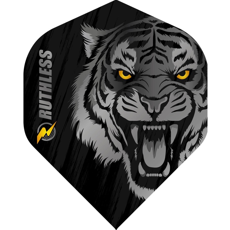 Ruthless Dart Flights – 100 Micron – Std – No2 – Tiger