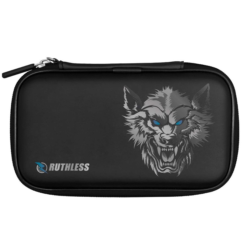 Ruthless Designed EVA Dart Case – Large – Black – Wolf