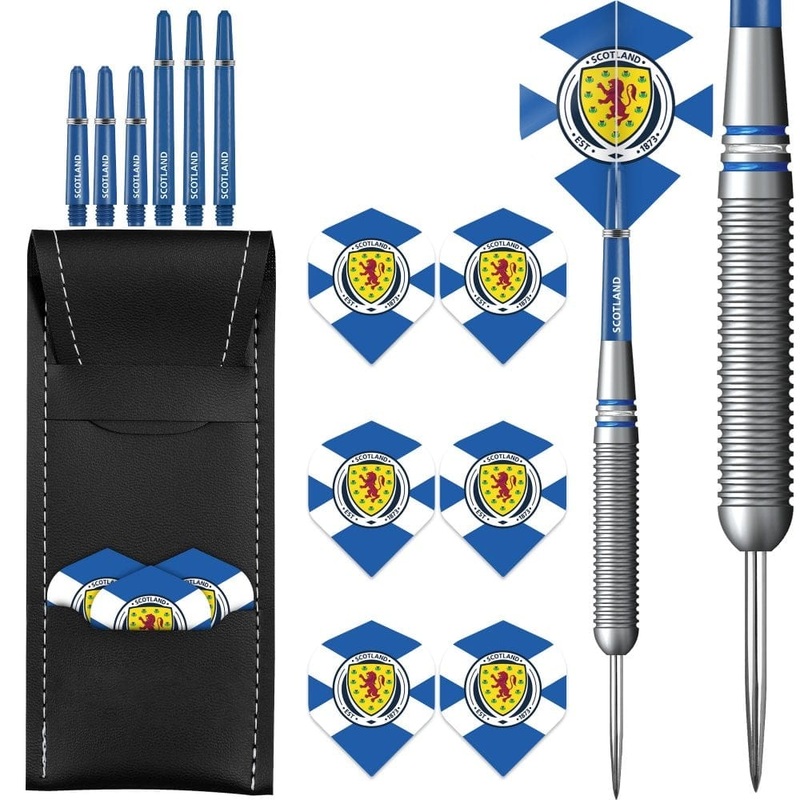 Scotland Football Darts – Steel Tip Brass – Official Licensed – Logo – 22g 22g