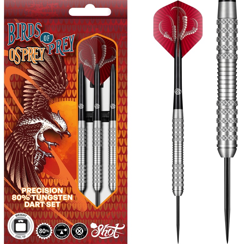 Shot Birds of Prey Darts – Steel Tip Tungsten – Osprey 23g