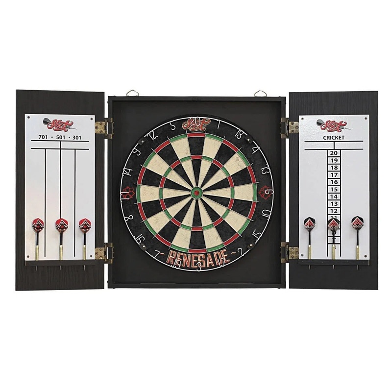 Shot Renegade Dartboard & Cabinet Set