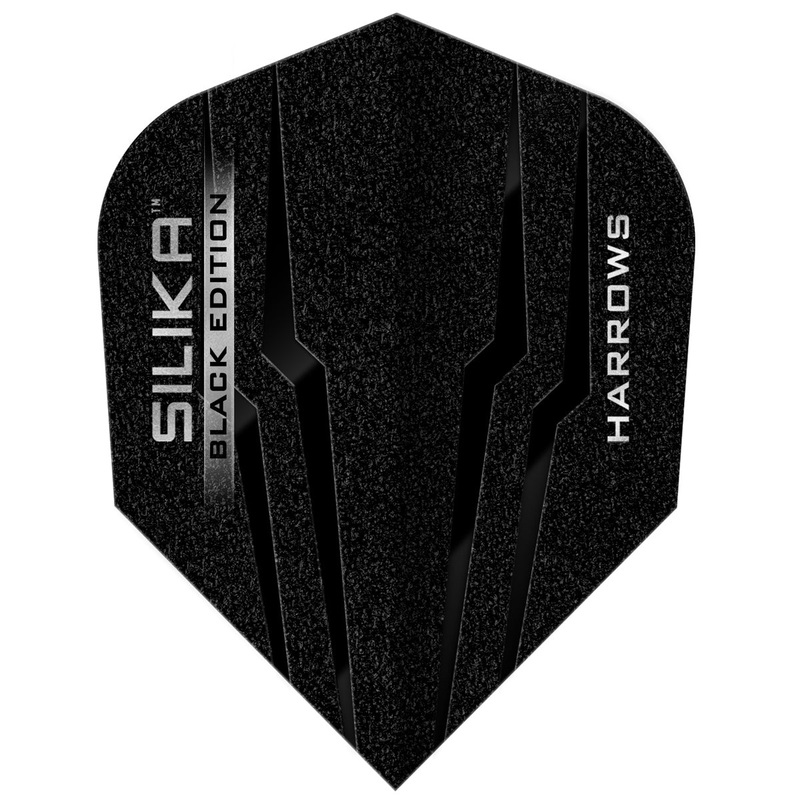 Silika Black Edition Standard Dart Flights by Harrows No2