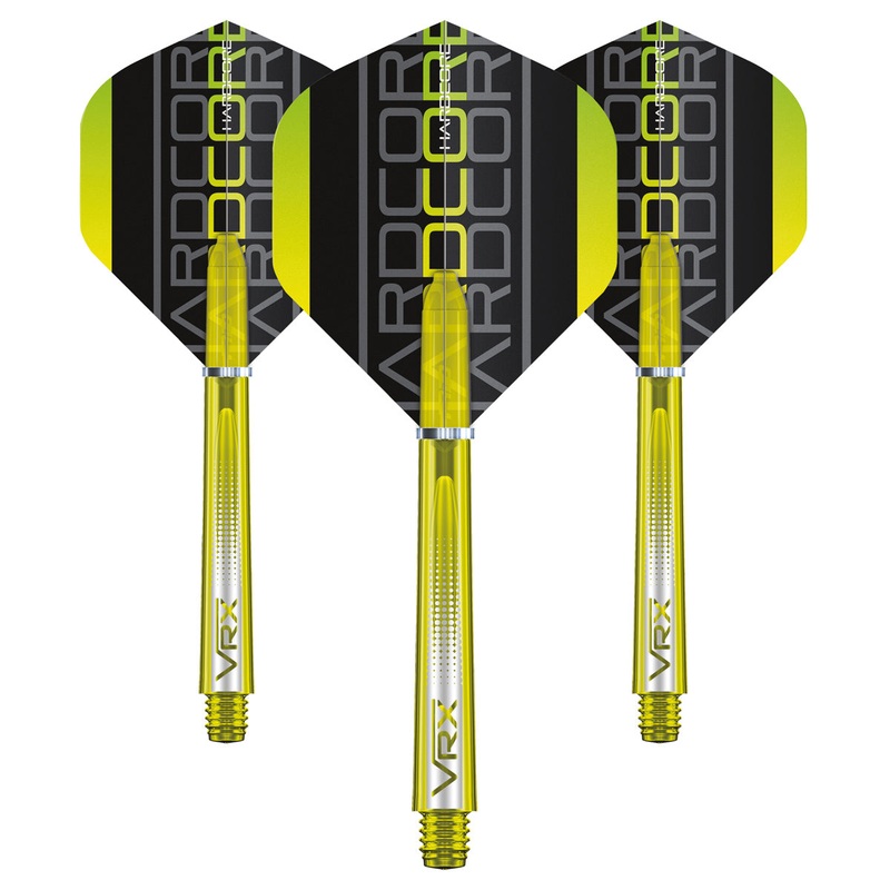 VRX Flight & Shaft Combo – Yellow by Red Dragon – 4 Sets