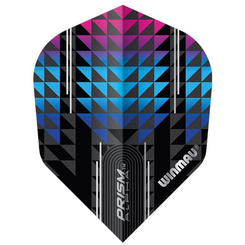 Winmau Prism Alpha Black & Blue V6 Dart Flights