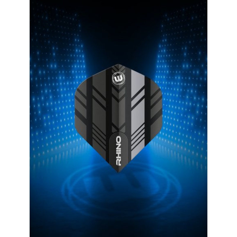 Winmau Rhino Black & Grey Extra Thick Standard Standard 100 Micron Poly metronic extra thick