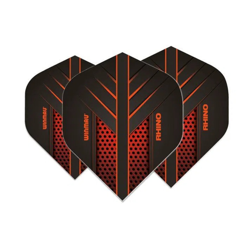 Winmau Rhino Standard Danny Noppert Black & Orange Flights
