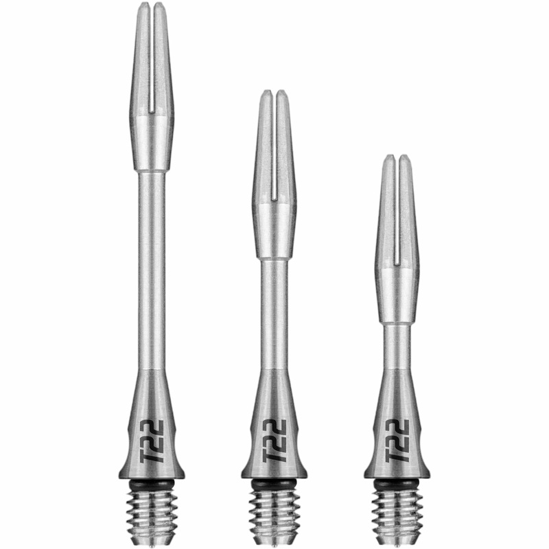 Bulls TISH22 Dart Shafts – Ultra Strong – Titanium – Natural Medium