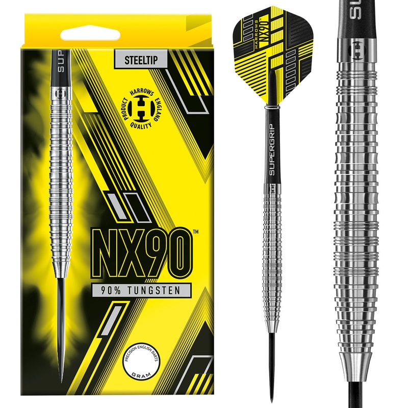 NX90 90% Tungsten Steel Tip Darts by Harrows 21 Gram