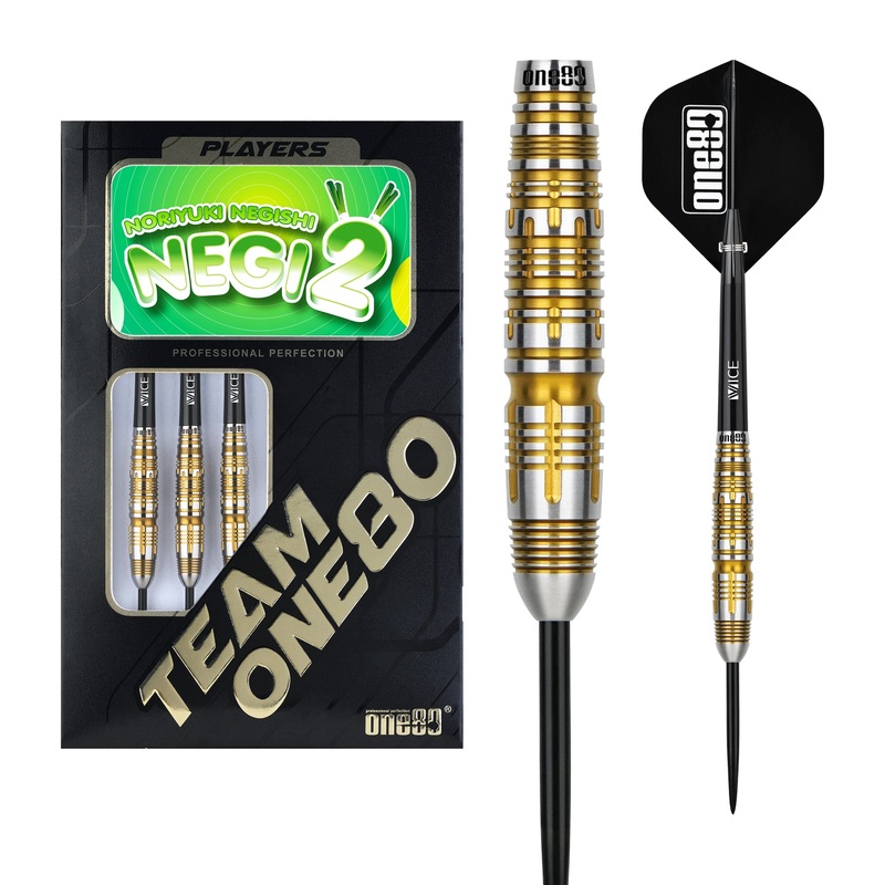 One80 Noriyuki Negeshi Darts – Steel Tip – 90% Tungsten – 21g