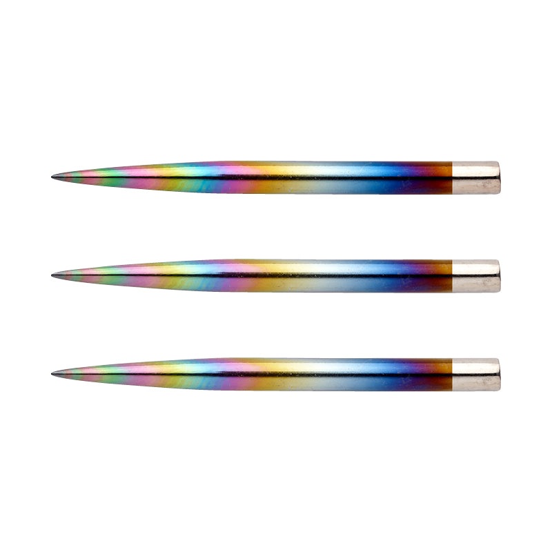 Red Dragon Specialist Dart Points – Rainbow Effect Coated 32mm