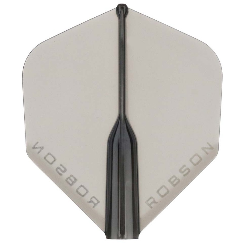 Robson Plus Crystal Dart Flights – Standard Black