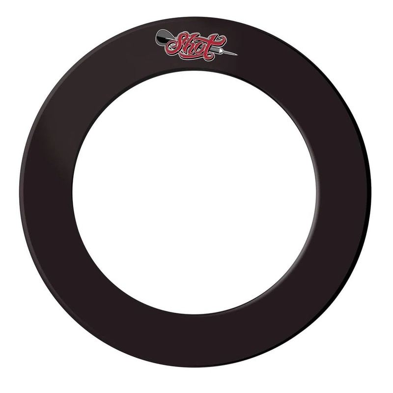 Shot 1 Piece Dartboard Surround – Black