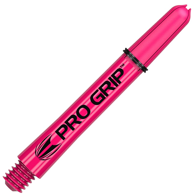 Target Pro Grip Nylon Dart Shafts – Medium Pink (3 Sets)