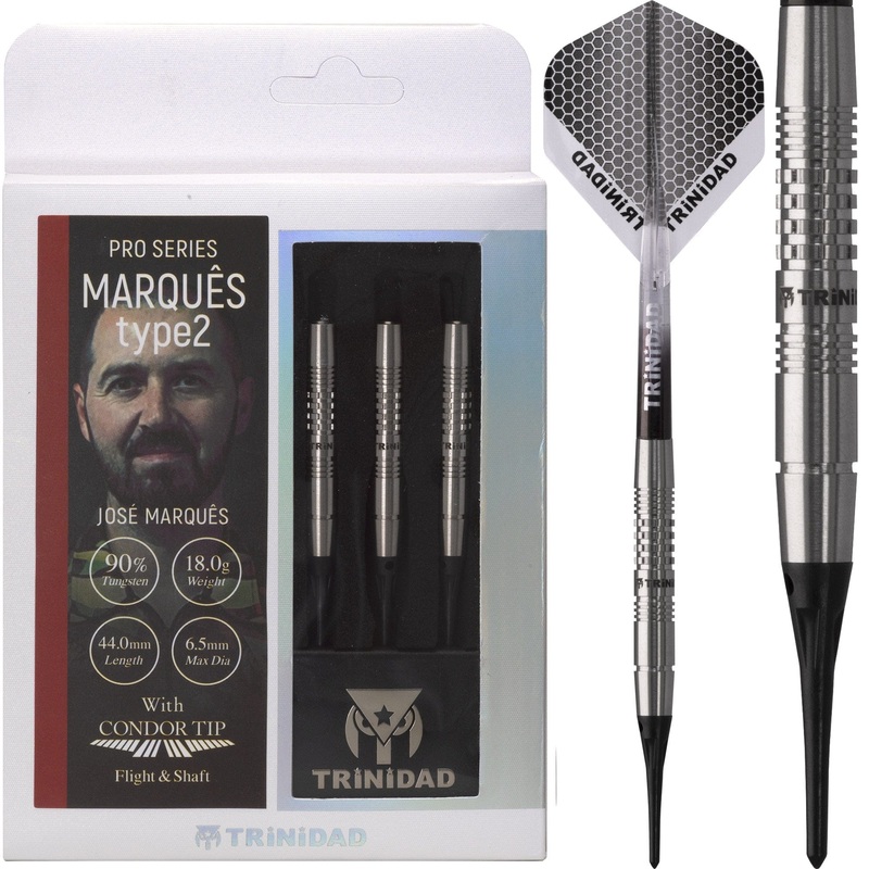 *Trinidad Pro – Soft Tip Darts – Jose Marques – Type2 – 18g 18g