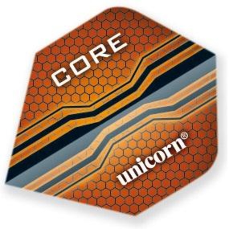 Unicorn Core 75 Standard Orange Dart Flights Orange