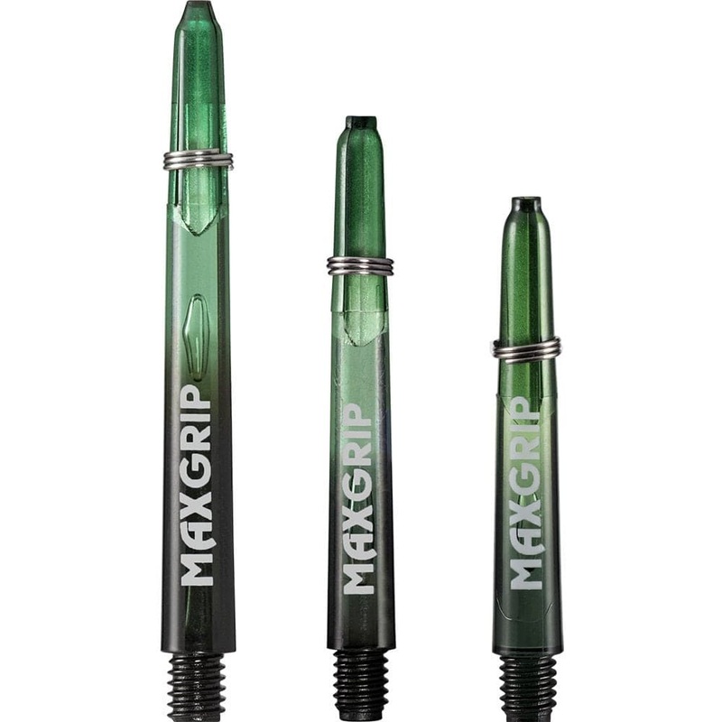 *XQMax Max Grip Shafts – Gradient Dart Stems – Green Short