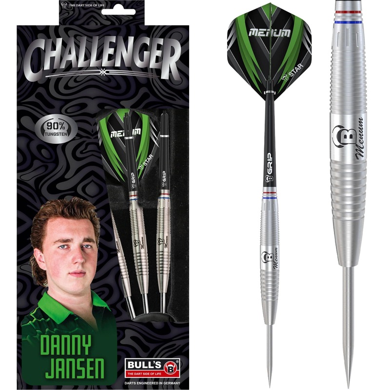 BULL’S Challenger Darts – Steel Tip – Danny Jansen – 26g 26g