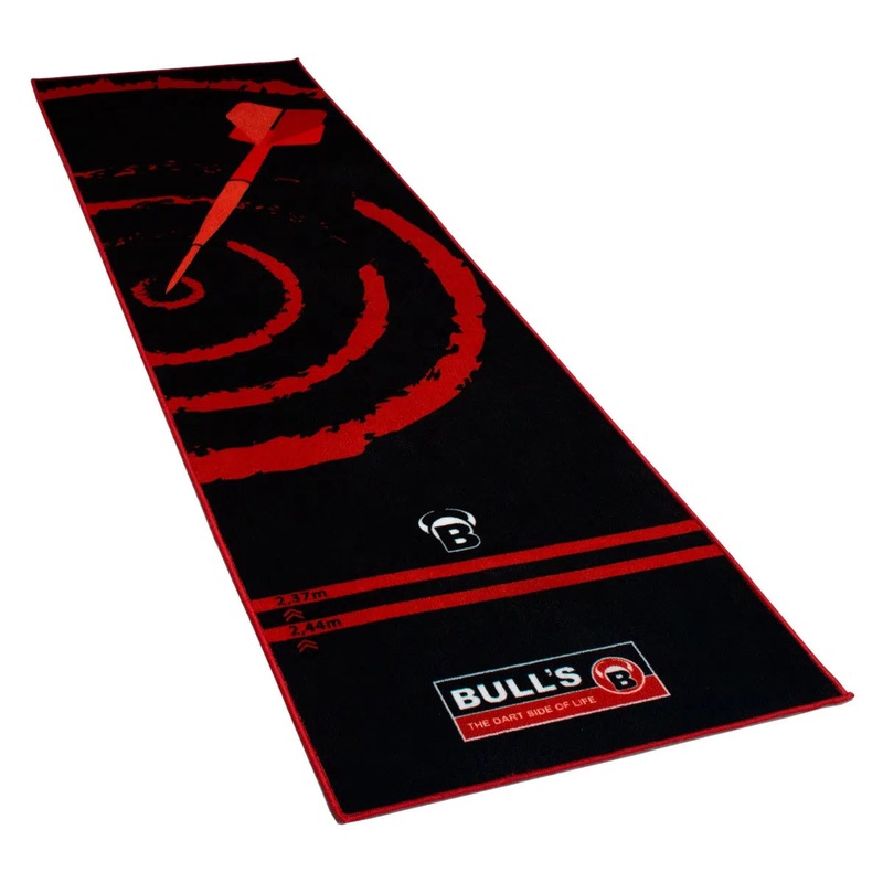 Bull’s DE 140 Carpet Darts Mat Red / Black