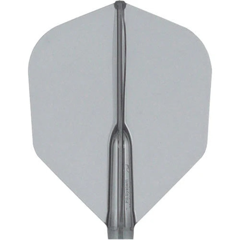 Cosmo Fit Flight Air Dart Flights – Shape Smoke Black Shape 250 Micron Smoke Black