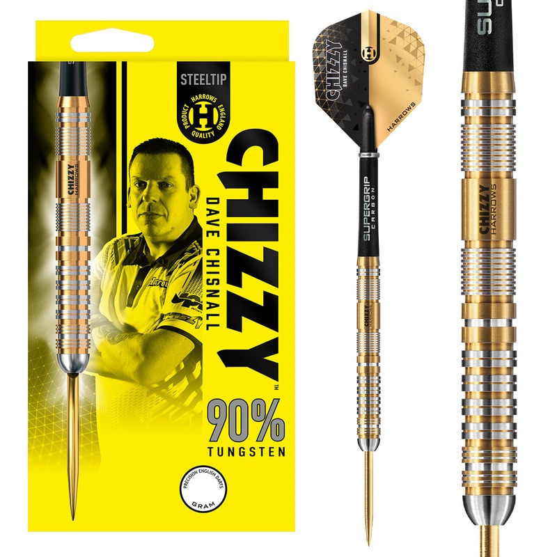Dave Chisnall Chizzy Series 2 90% Tungsten Steel Tip Darts by Harrows 21 Gram