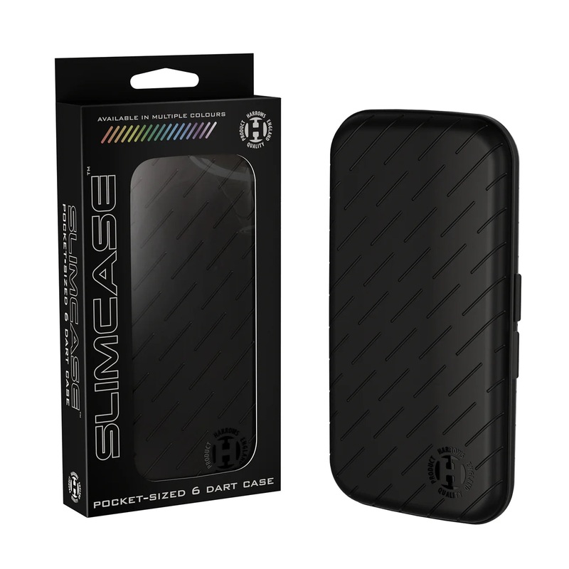 Harrows Slimcase 6 Darts Holder – Pocket Sized – Black