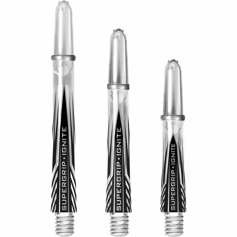 *Harrows Supergrip Ignite Shafts – Dart Stems – Clear Medium