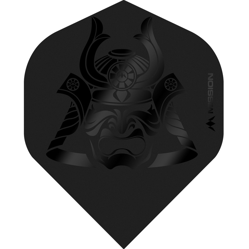 Mission Solo Dart Flights – 100 Micron – No2 – Std – Kuro