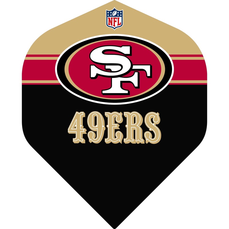 *NFL – Dart Flights – Official Licensed – No2 – Std – San Francisco 49ers