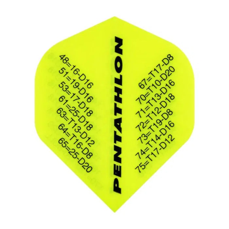 Pentathlon Yellow Checkouts Standard No2 Flights