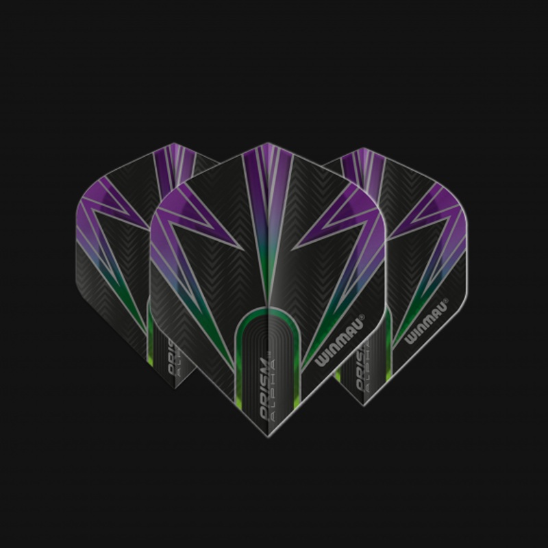 Prism Alpha Black & Purple Extra Thick Standard 100 Micron Poly metronic extra thick