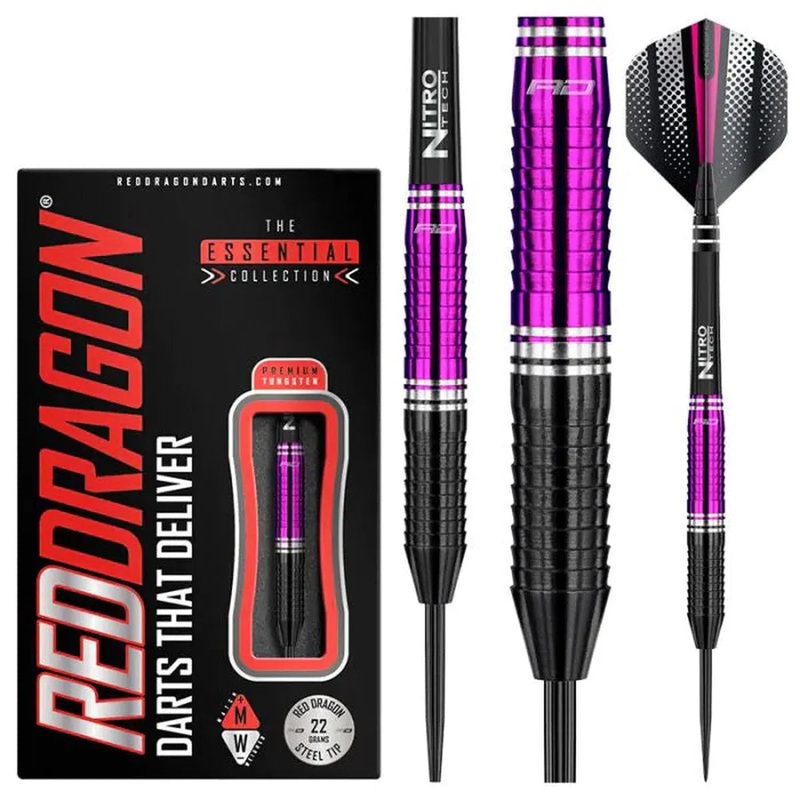 Red Dragon Razer Edge ZX-1 85% Tungsten Steel Tip Darts 22 GRAM