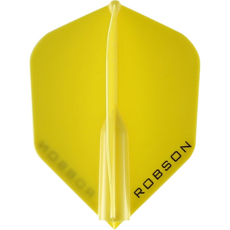 Robson Plus Dart Flights – Shape Yellow