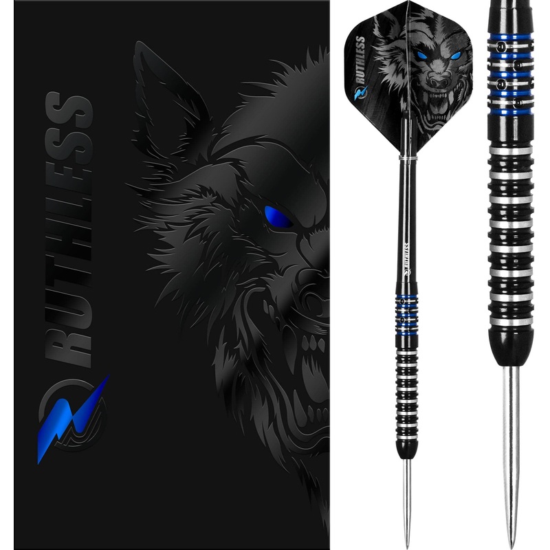 Ruthless Darts – Steel Tip – 90% Tungsten – Wolf 22g