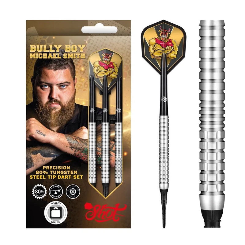 Shot Michael Smith Bully Boy Precision 80% Soft Tip Darts 18 GRAM