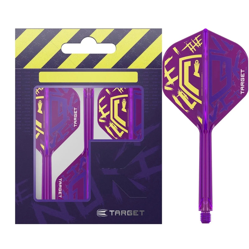 Target Darts Luke Littler World Champion K-Flex Flight System No2 Short