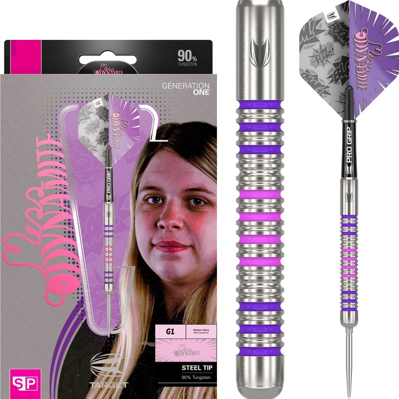 Target – Eleanor Cairns Darts – Swiss Point – Steel Tip – 90% Tungsten – 24g