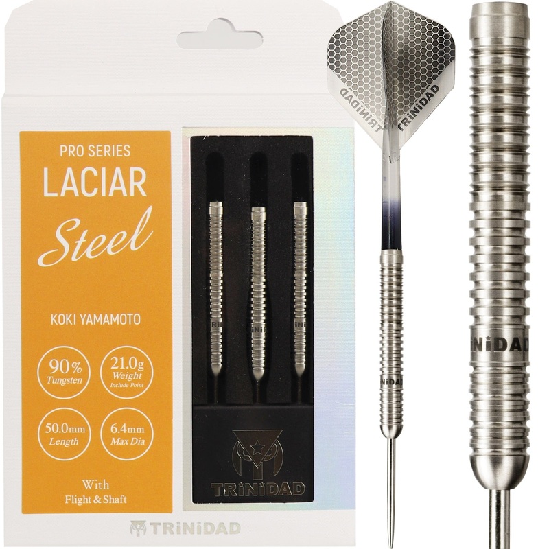 Trinidad Pro Darts – Steel Tip – 90% Tungsten – Laciar – 21g