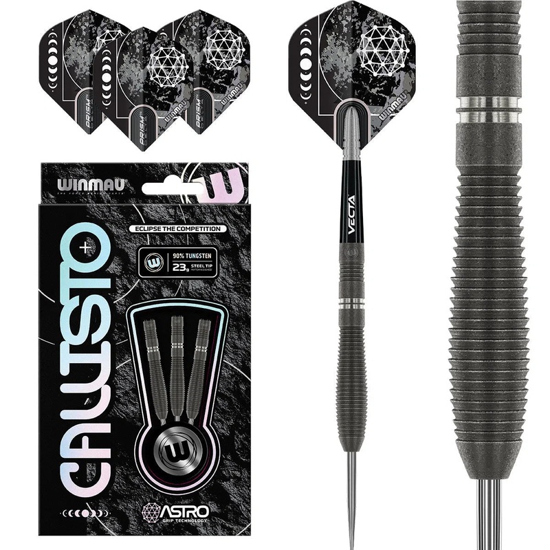 Winmau Callisto Style 2 90% Tungsten Steel Tip Darts 23 GRAM