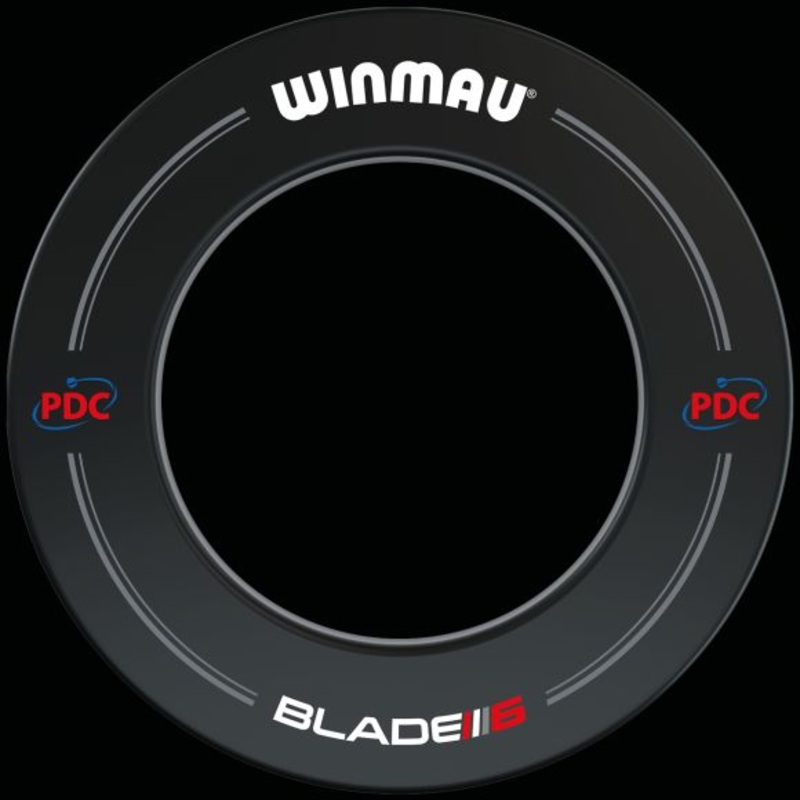 Winmau PDC Blade 6 Surround Black Not Included 43.6cm Inner Diameter, 67.5cm Outer Diameter