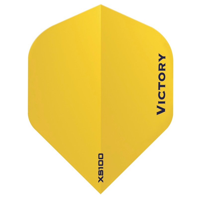 100 Sets Victory Darts XS100 Colours Yellow Extra Strong Dart Flights