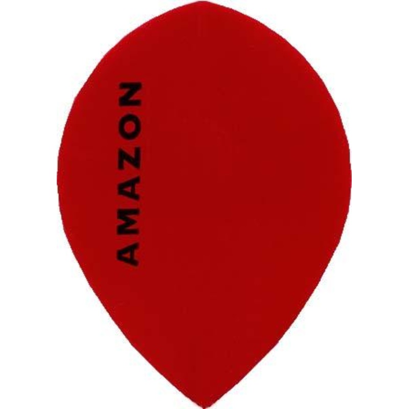 Amazon Red Pear 100 Micron Extra Strong Dart Flights Red