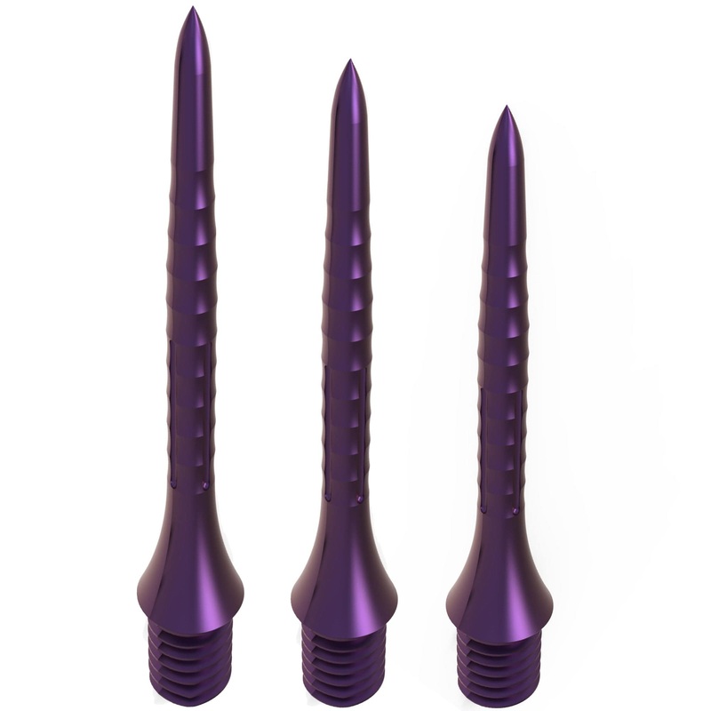 *Caliburn Bamboo Conversion Points – Screw In – Soft Tip to Steel Tip – Purple 28mm