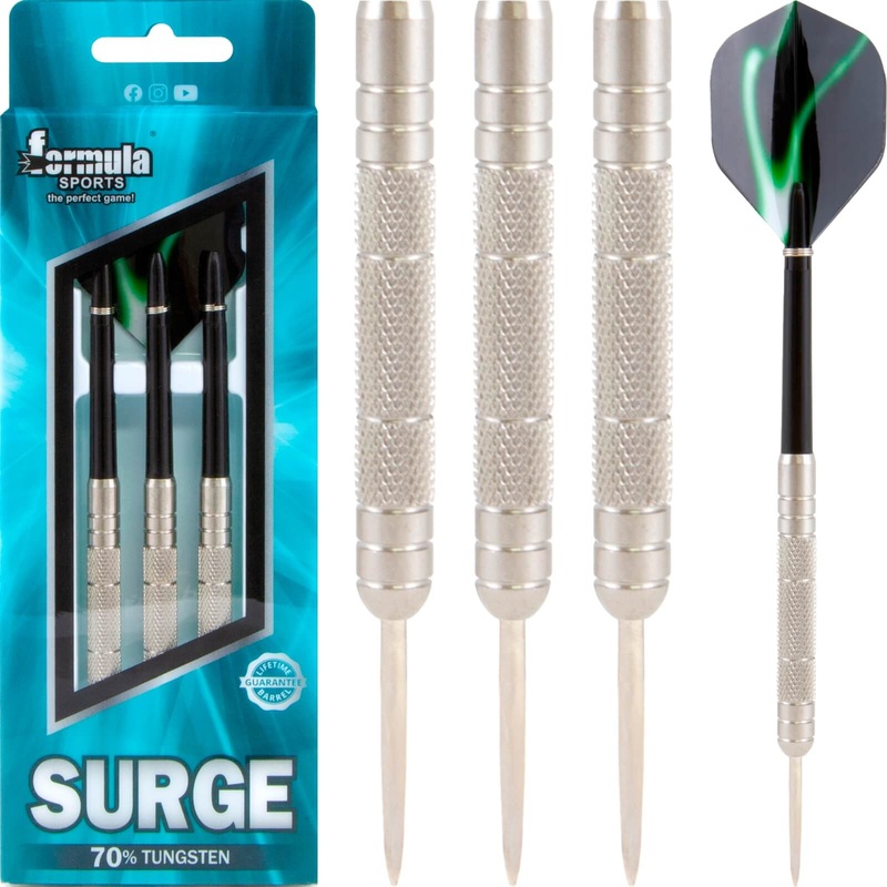 Formula Sports – Surge Darts – Steel Tip – 70% Tungsten – 22g 23g 24g 25g 22 grams
