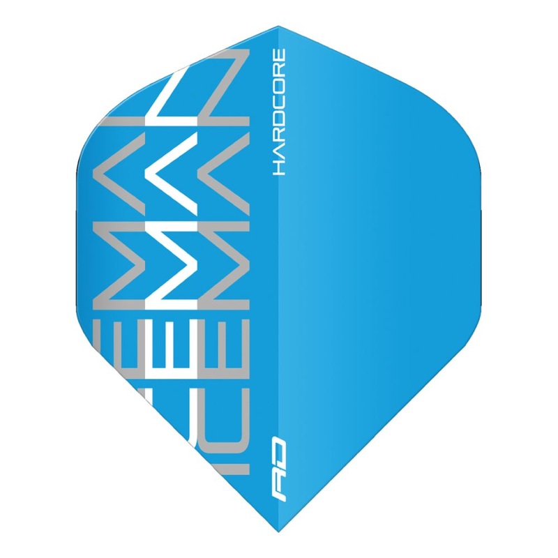 Hardcore Iceman Triple Standard Dart Flights No2 Standard