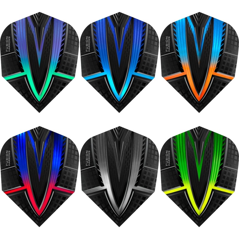 Harrows – Fusion – Standard Dart Flights Aqua