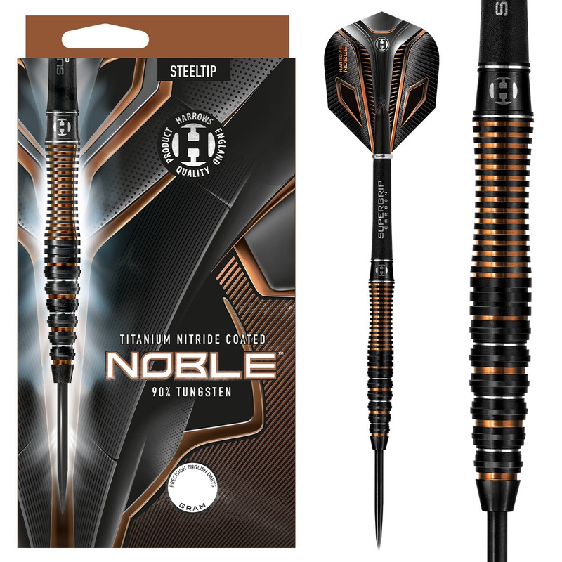 Harrows Noble 90% Tungsten Steel Tip Darts 21 Gram