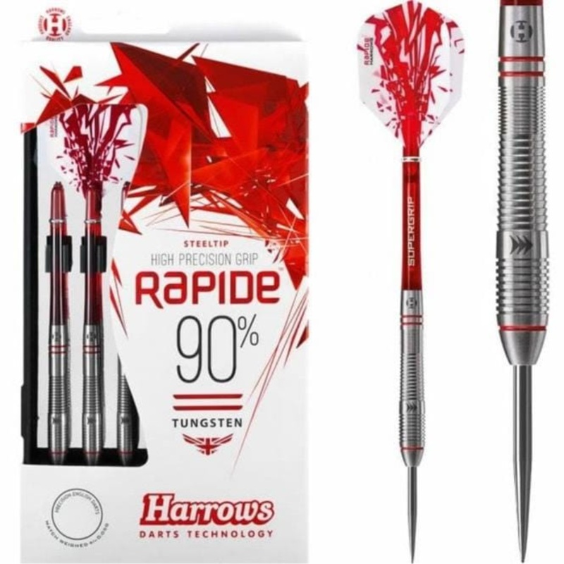 Harrows Rapide Darts – Steel Tip – Ringed – R2 24g