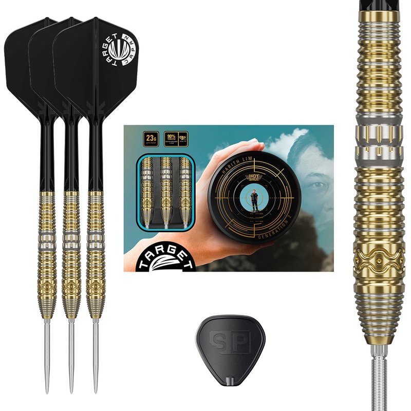 Hot Shot G2 90% Tungsten Steel Tip Darts by Target Japan 23 Gram