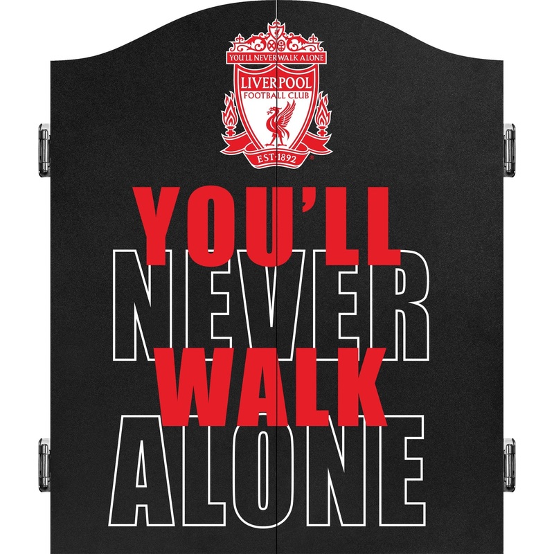 Liverpool FC Dartboard Cabinet – Official Licensed – LFC – C2 – Centre – Red YNWA