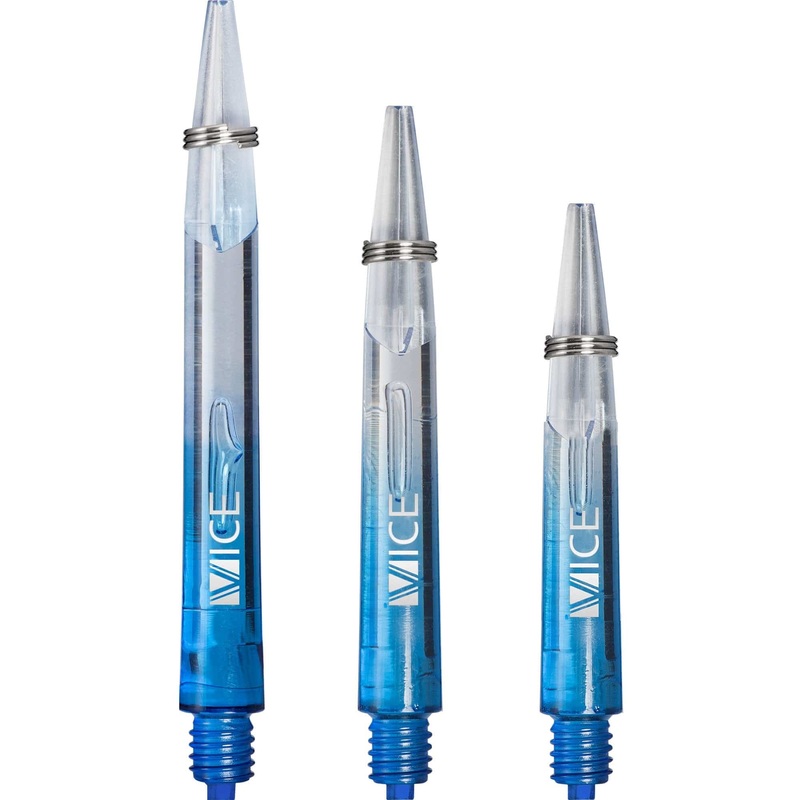 One80 Vice Gradient Shafts – Clear – Blue Medium
